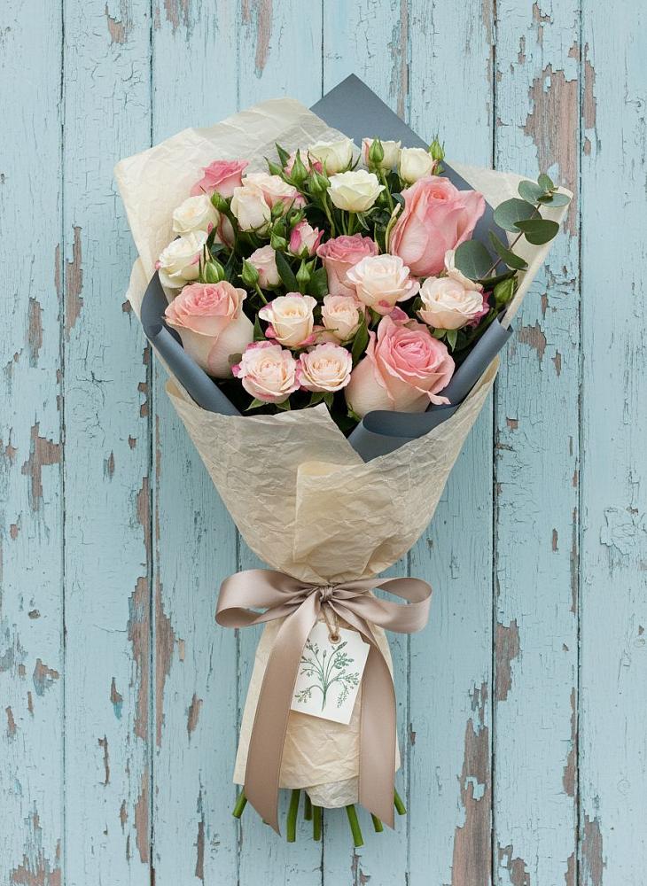 Букет цветов из: Розы в Воскресенской