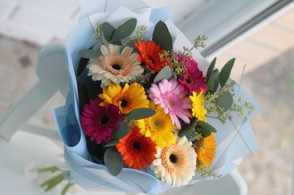 Букет цветов из: Герберы в Воскресенской