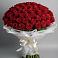 Букет 101 Красная роза Блэк Мэджик в Воскресенской
