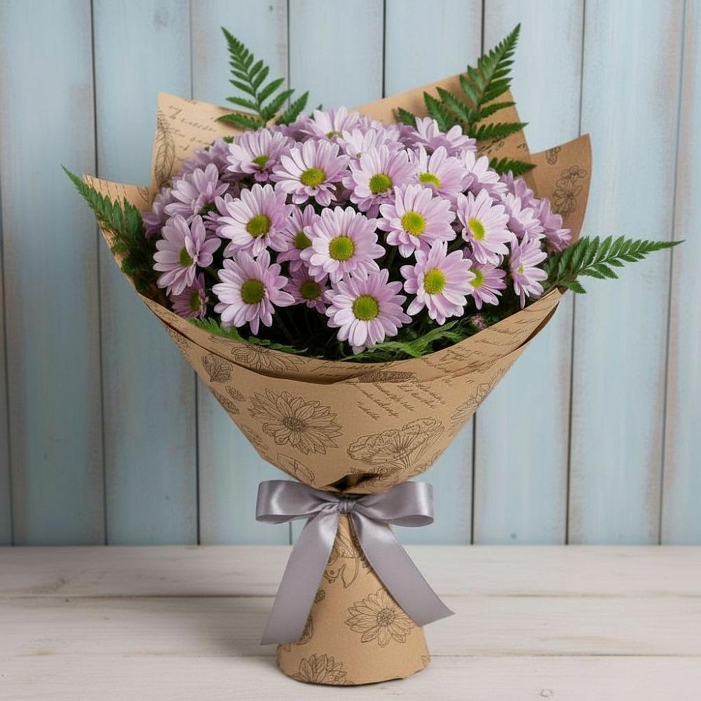 Букет цветов из: Хризантемы в Воскресенской