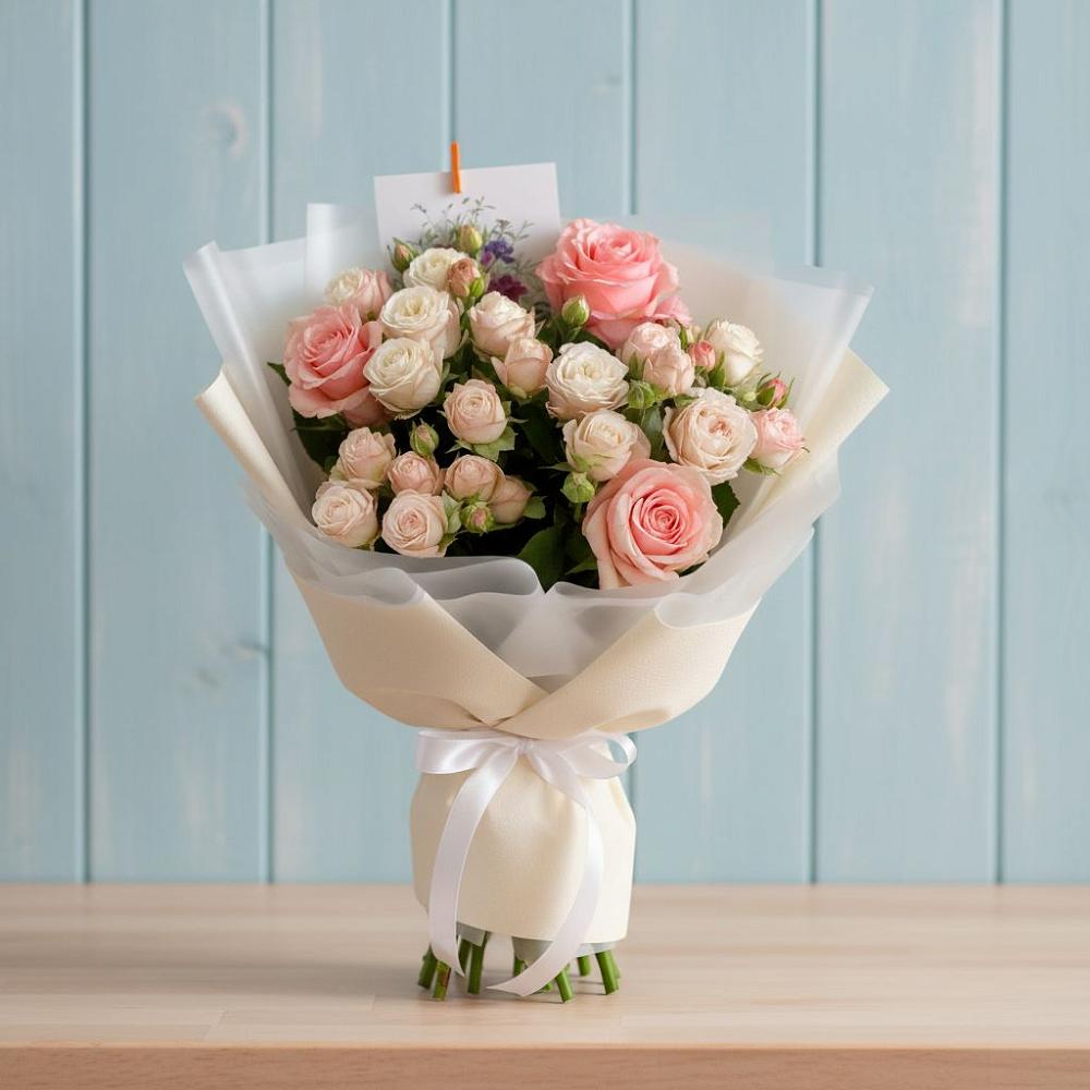 Букет цветов из: Розы в Воскресенской