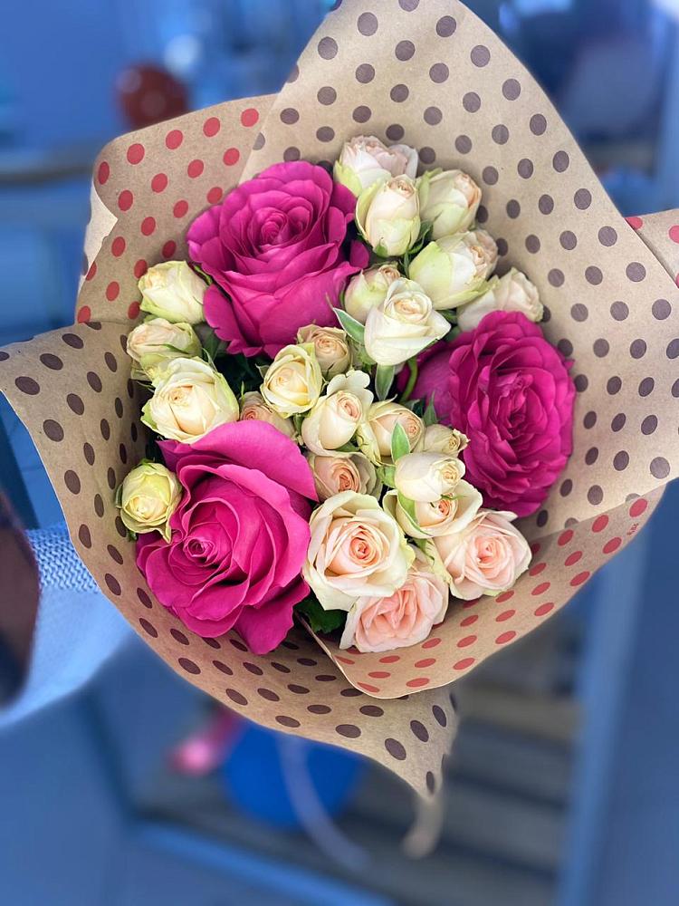 Букет цветов из: Розы в Воскресенской