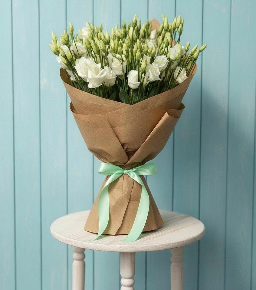 Букет цветов из: Лизиантусы в Воскресенской