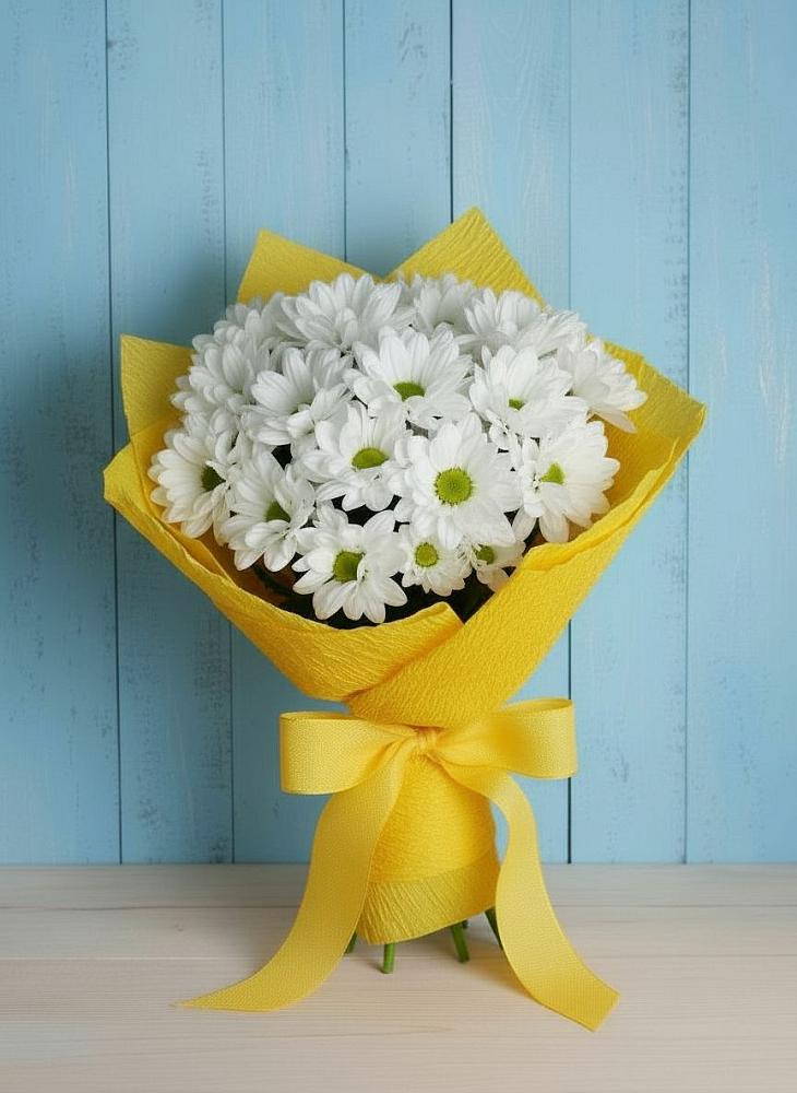 Букет цветов из: Хризантемы в Воскресенской