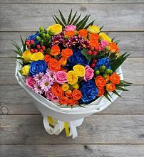 Букет цветов из:  Розы и Хризантемы в Воскресенской