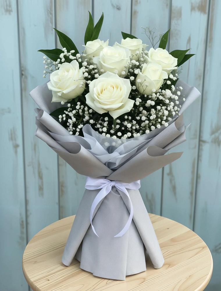 Букет цветов из: Розы в Воскресенской