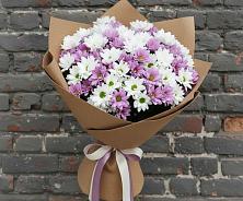 Букет цветов из:  Хризантемы #REPLACE_PRED# Воскресенской