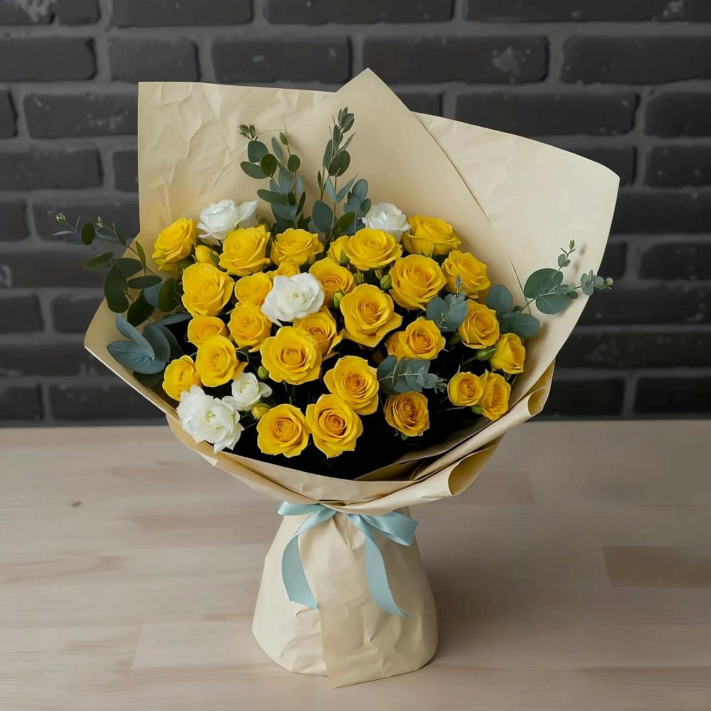 Букет цветов из: Розы в Воскресенской