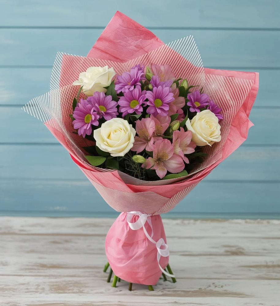 Букет цветов из: Герберы в Воскресенской