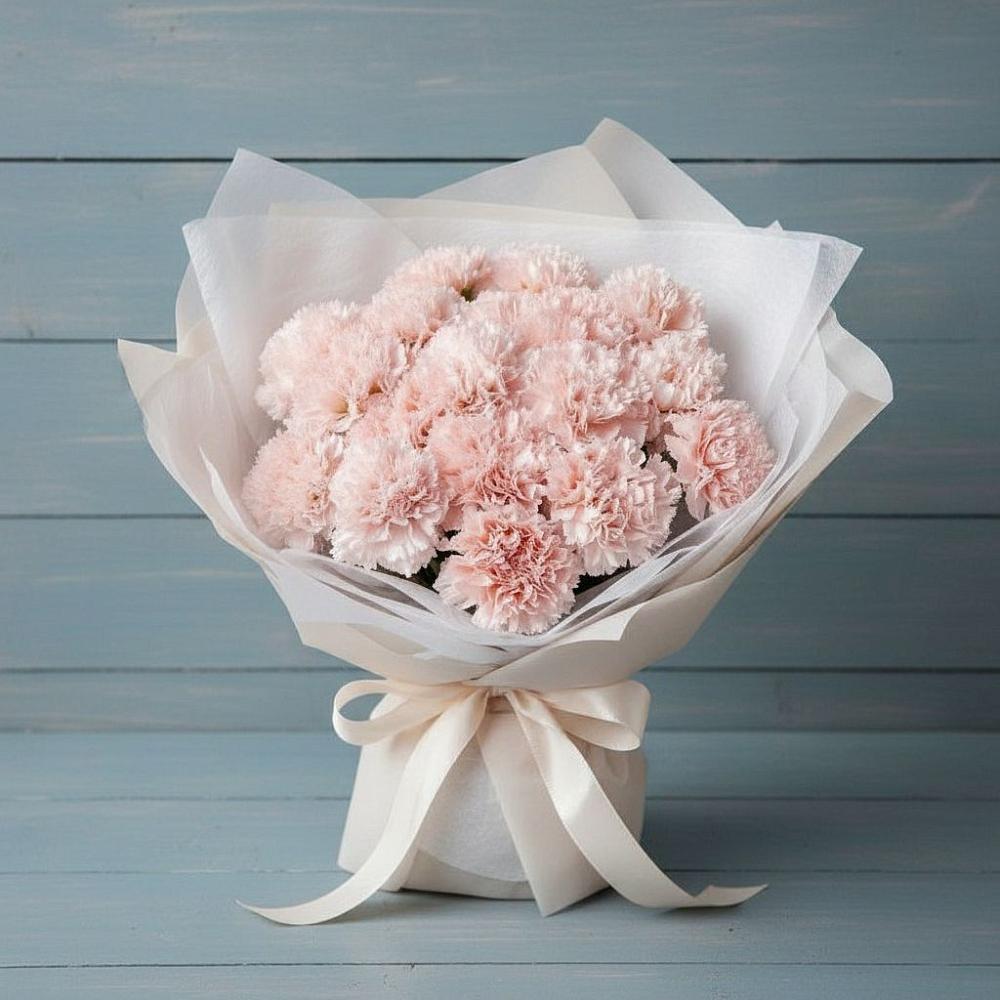 Букет цветов из: Гвоздики в Воскресенской