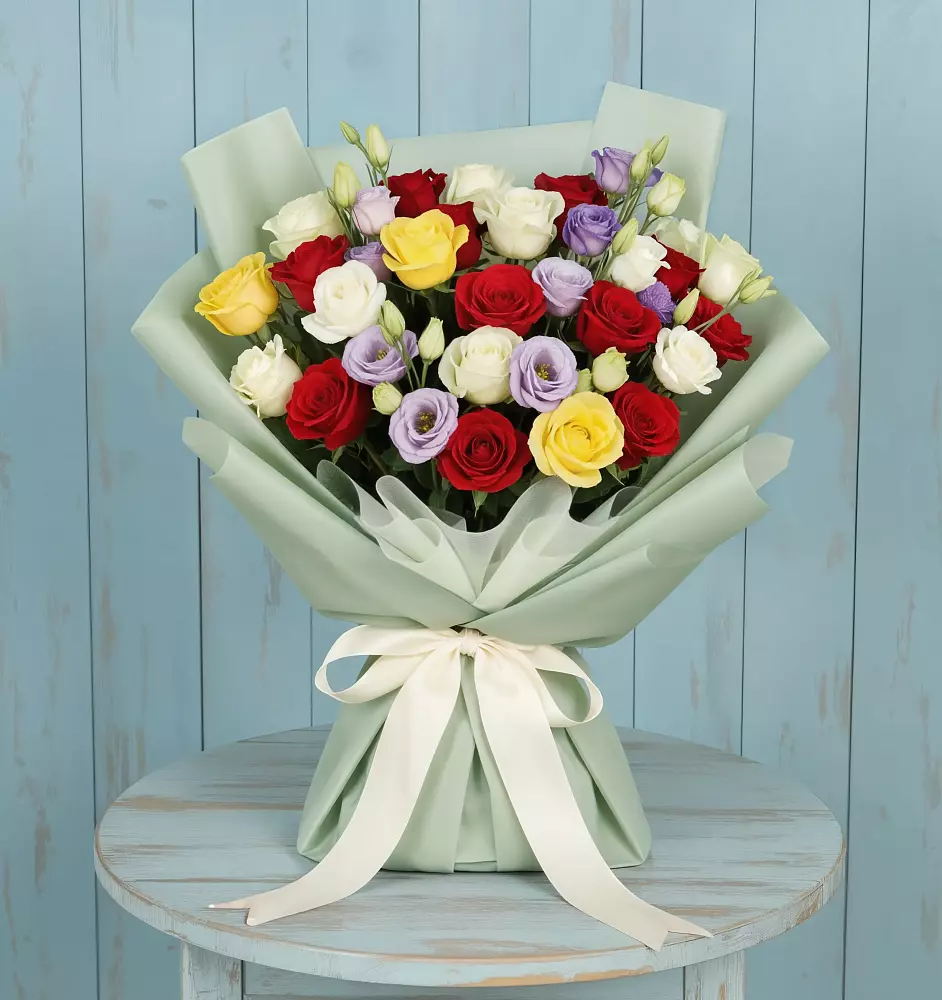 Букет цветов из: Розы в Воскресенской