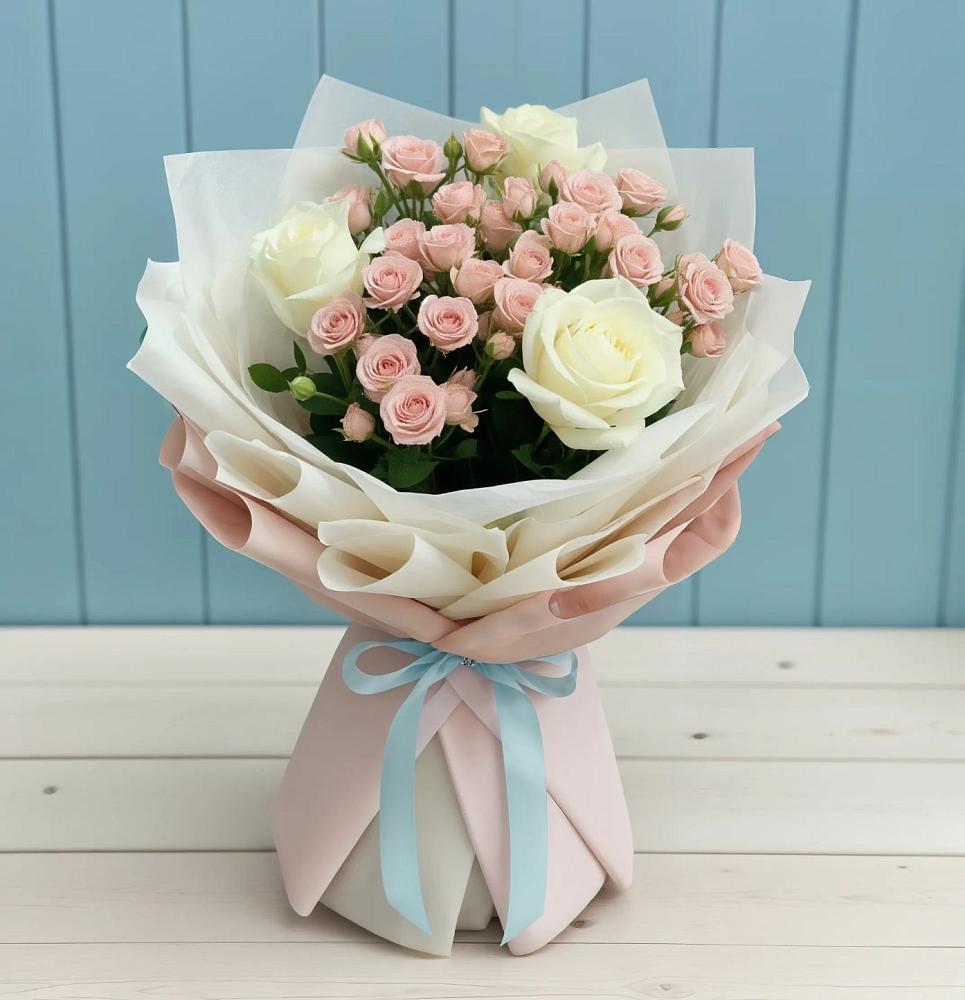 Букет цветов из: Розы в Воскресенской